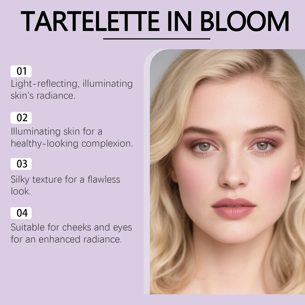 SWANS Highlighter, Eyeshadow & Blush Palette – Radiant Glow Makeup Palette SWANS