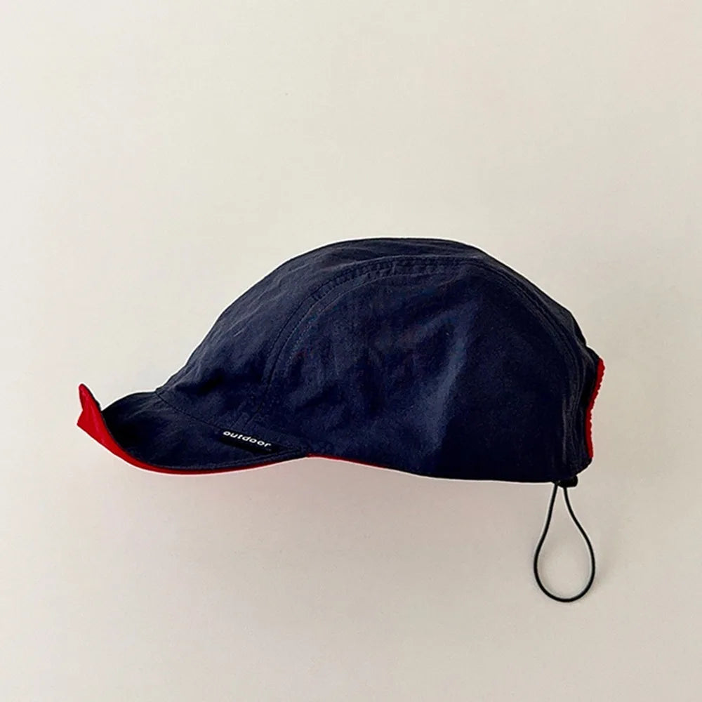 Double-Sided Baseball Cap – Quick-Dry Breathable Outdoor Sun Hat Baseball Cap SWANS Dark Blue-Red