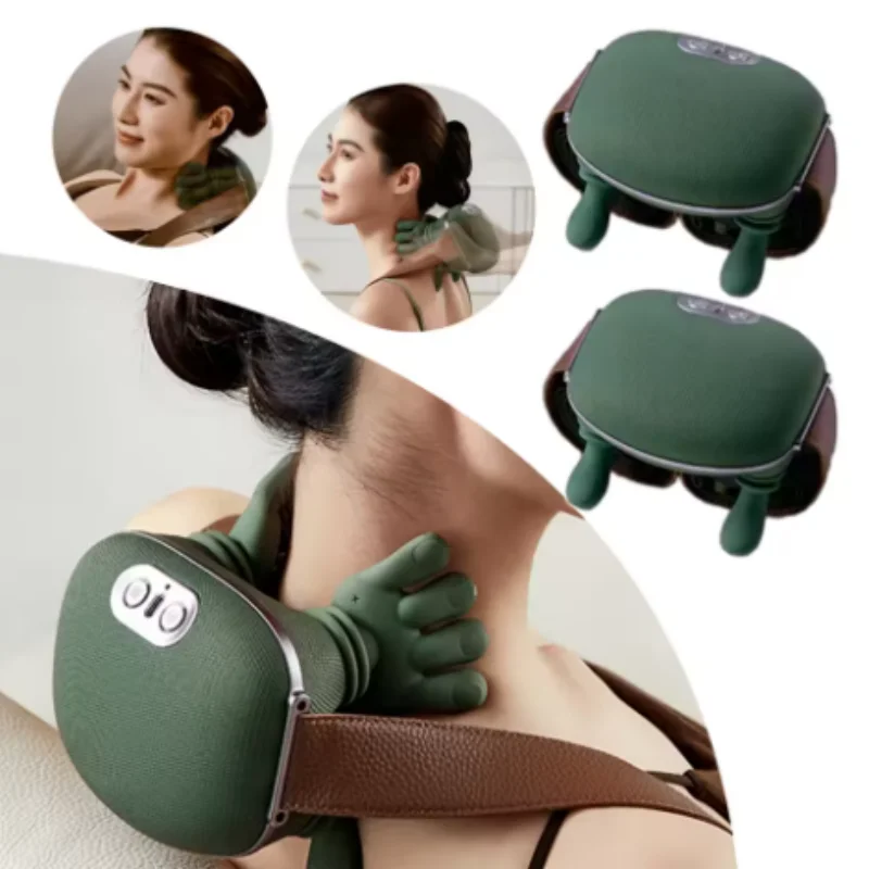 SWANS Rechargeable Neck & Shoulder Massager – Bionic Kneading Neck Shoulder Massager SWANS