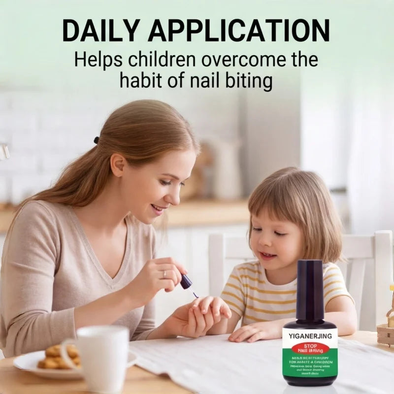 YIGANERJING Bitter Nail Polish – Stop Nail Biting Kids & Adults Nail Biting Treatment SWANS