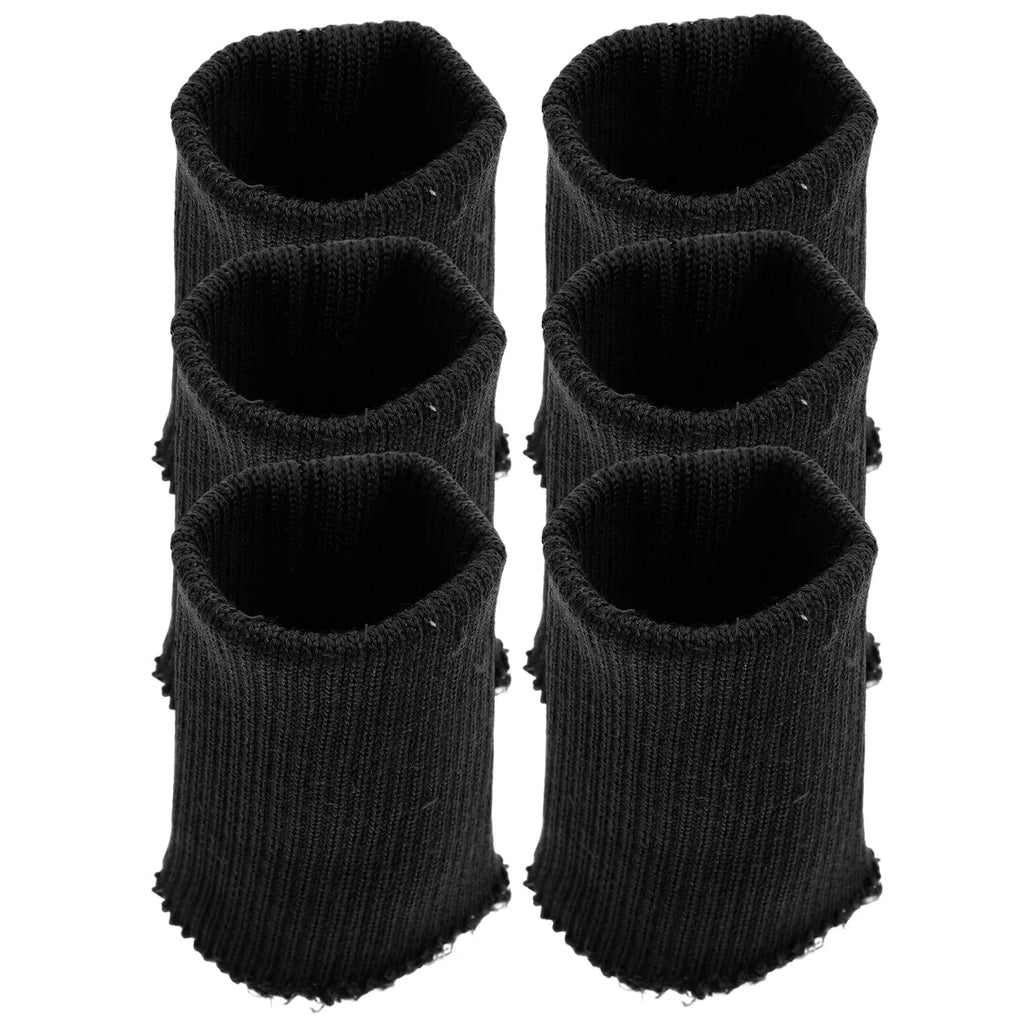 3-Pack Black Ribbed Knit Elastic Cuffs for Jacket & Sweatshirt Knit Cuff Ribbing SWANS