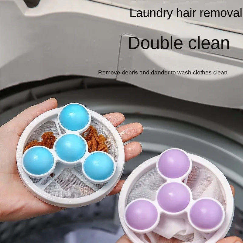 SWANS Washing Machine Lint Filter Bag & Laundry Cleaning Ball Laundry Lint Filter SWANS