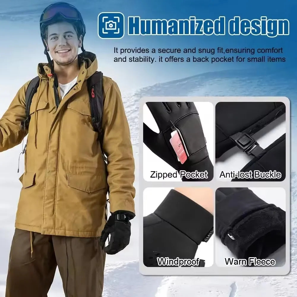 SWANS Winter Cycling Gloves Touchscreen Waterproof Windproof Winter Cycling Gloves SWANS