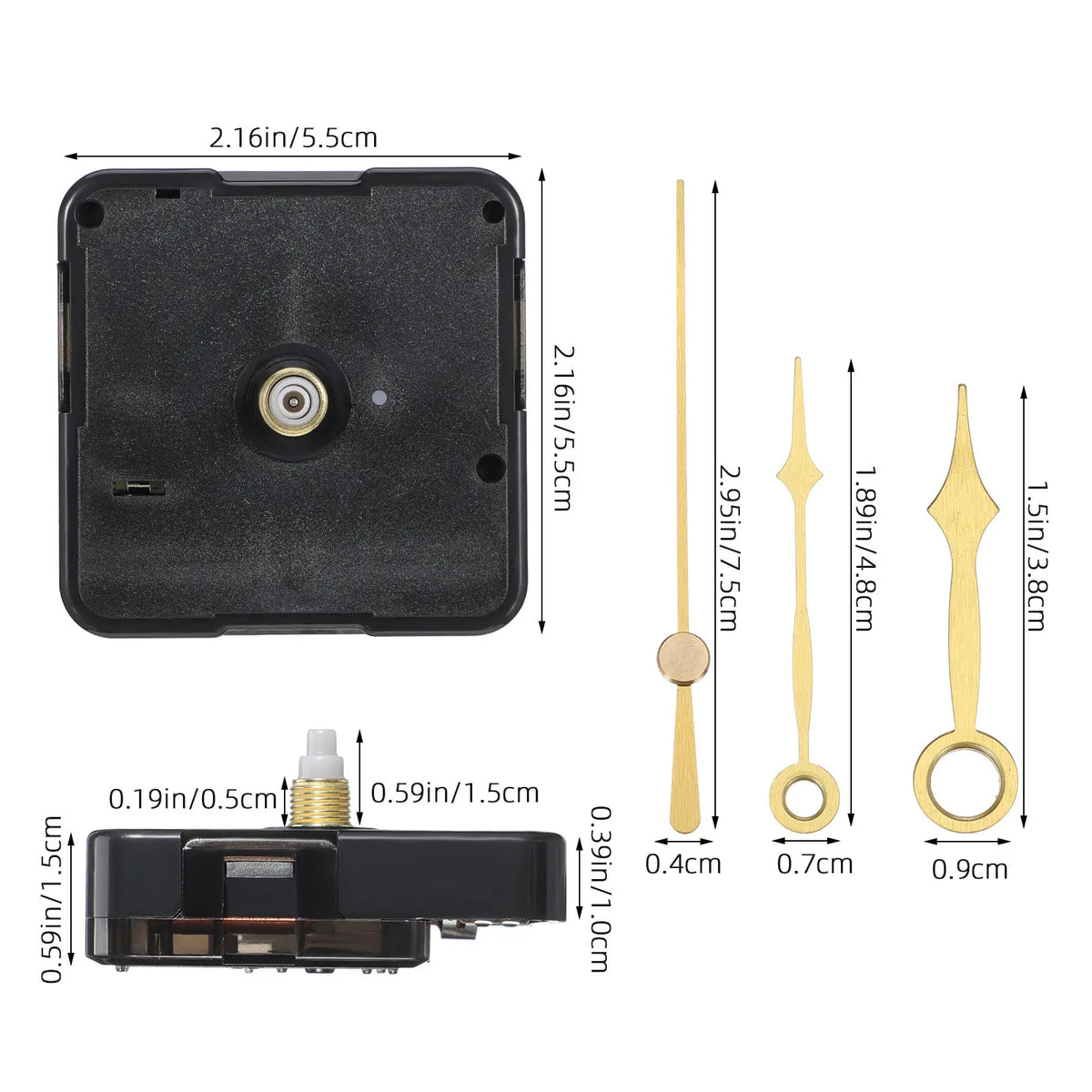 Silent Quartz Wall Clock Movement Replacement DIY Kit Clock Movement Kit SWANS