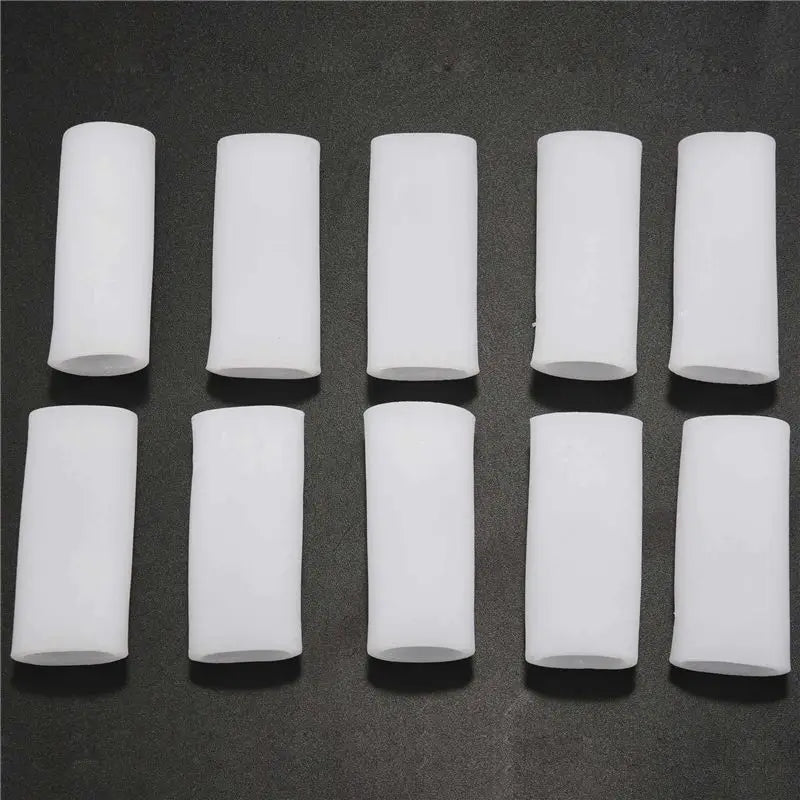 100-Pack Silicone Gel Finger & Toe Tube Protector Sleeves Toe Finger Protector SWANS