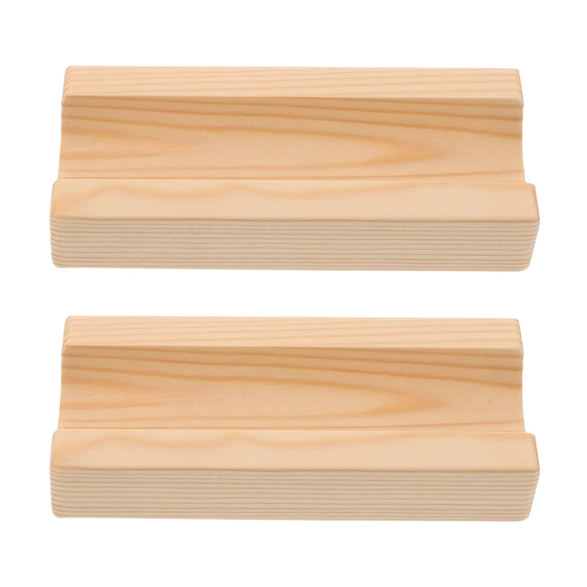 2-Pack Solid Wood Rolling Pin Holder Rack – Countertop Stand Rolling Pin Holder SWANS