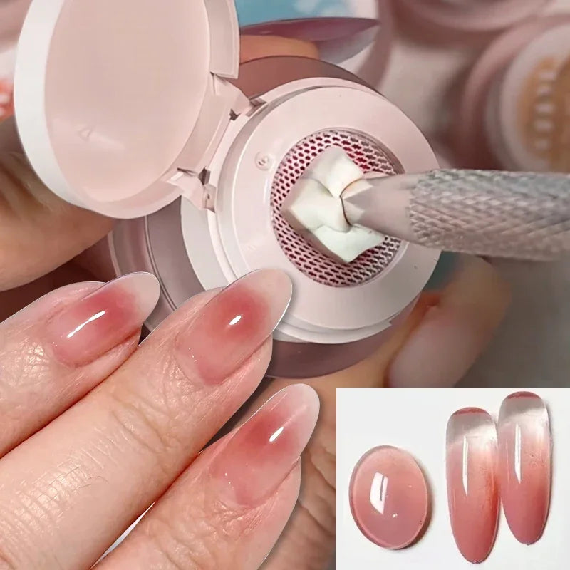 Air Cushion Ombre Gradient Nail Gel – No-Wipe Pat Polish Nail Art Gel SWANS