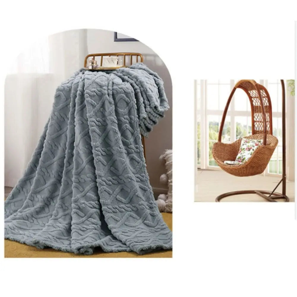 Flannel Fleece Throw Blanket – Soft Plush Couch & Bed 70×100cm Fleece Throw Blanket SWANS