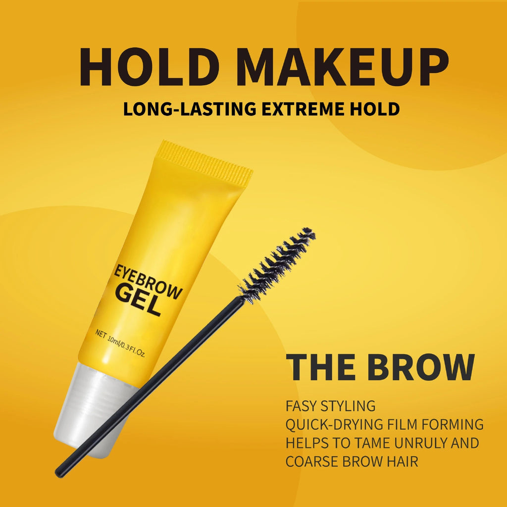 3-in-1 Colorless Eyebrow Gel – Waterproof Brow Fixer & Brush Eyebrow Gel SWANS