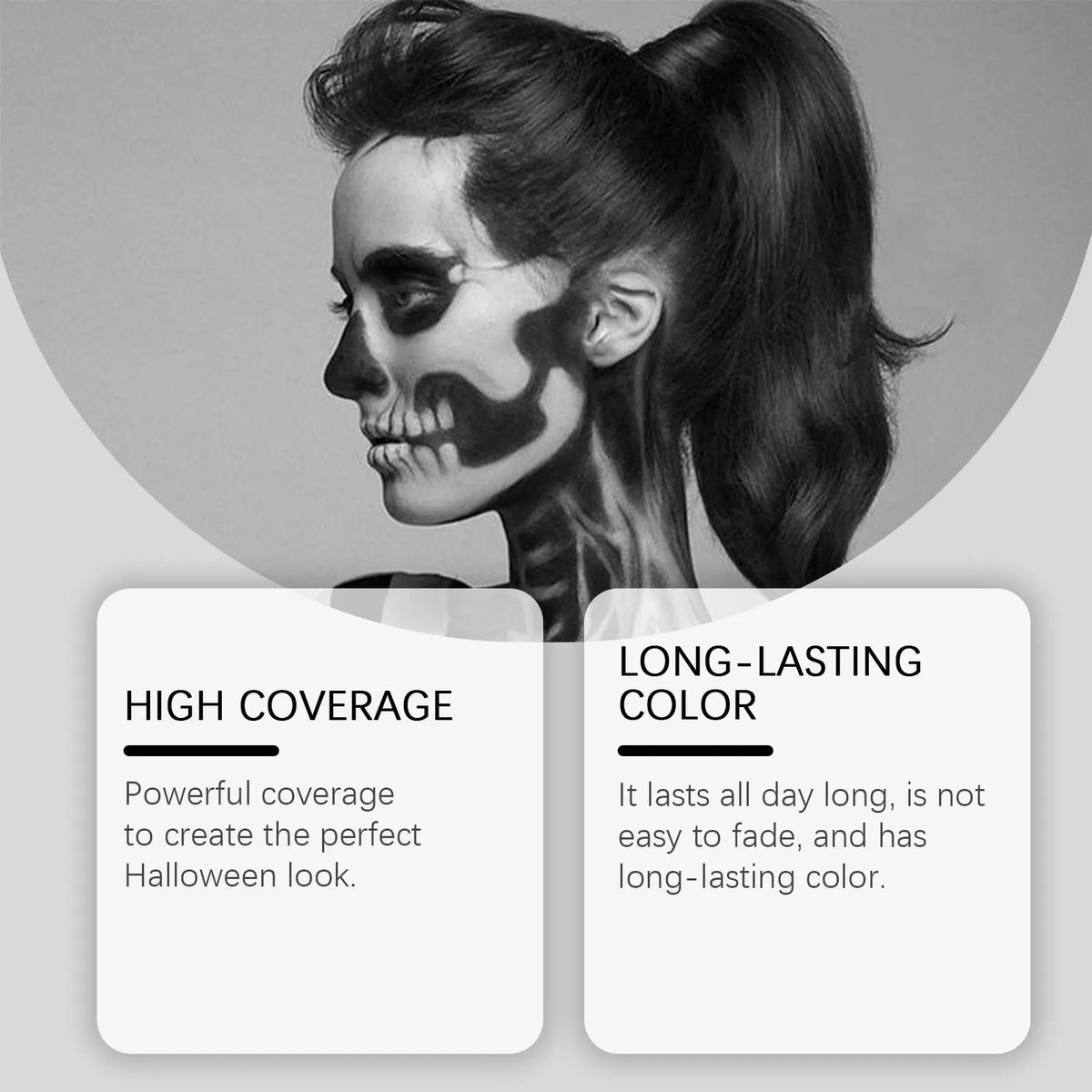 Eelhope Face & Body Paint Kit – Waterproof Halloween Makeup Face & Body Paint SWANS