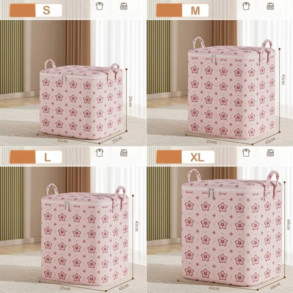 Foldable Clothes Storage Bins with Handle – Large Capacity Clothes Storage Bin SWANS