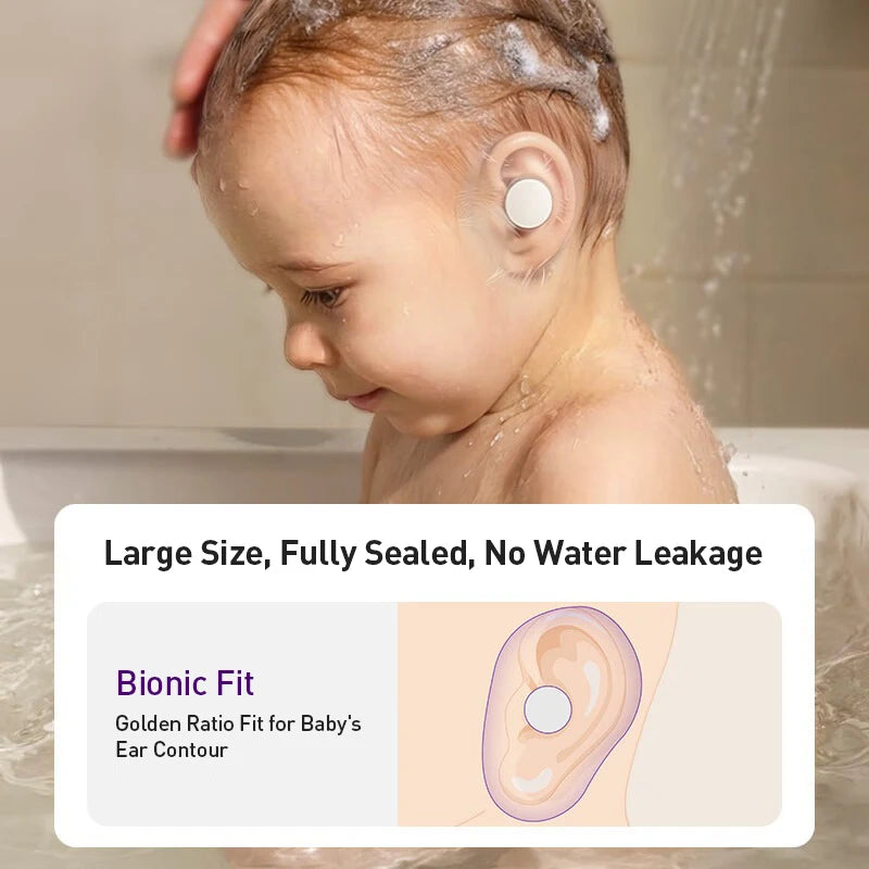 Silicone Waterproof Ear Patches 30pc for Kids – Bath & Swim Baby Ear Protection SWANS