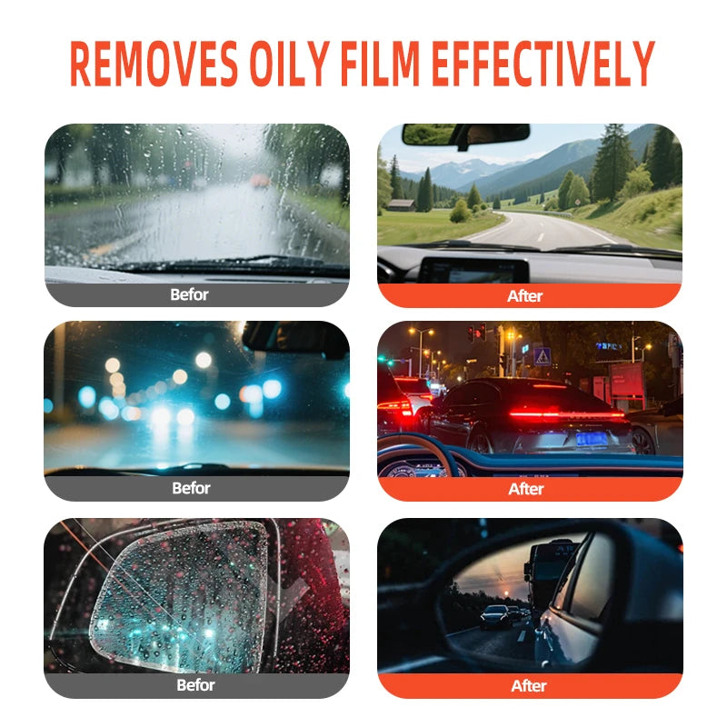 Car Glass Cleaner Gel & Foam – Anti-Fog Windshield Cleaner Car Glass Cleaner SWANS