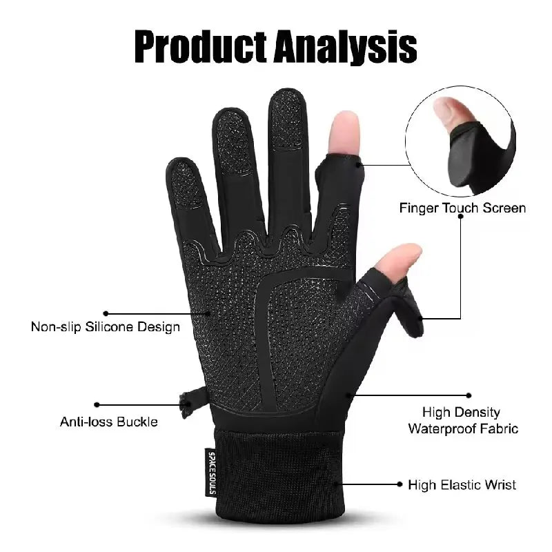Windproof Waterproof Touch Screen Gloves – Cycling & Skiing Outdoor Sport Gloves SWANS