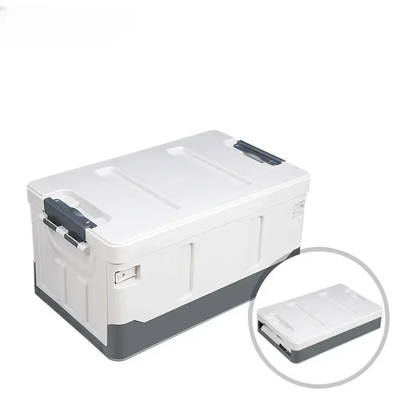 SWANS Large Foldable Storage Box – Camping, Car & Home Foldable Storage Box SWANS WHITE