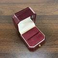 Octagonal Burgundy Jewelry Box – Necklace, Earring & Gift Box Jewelry Gift Box SWANS Ring box