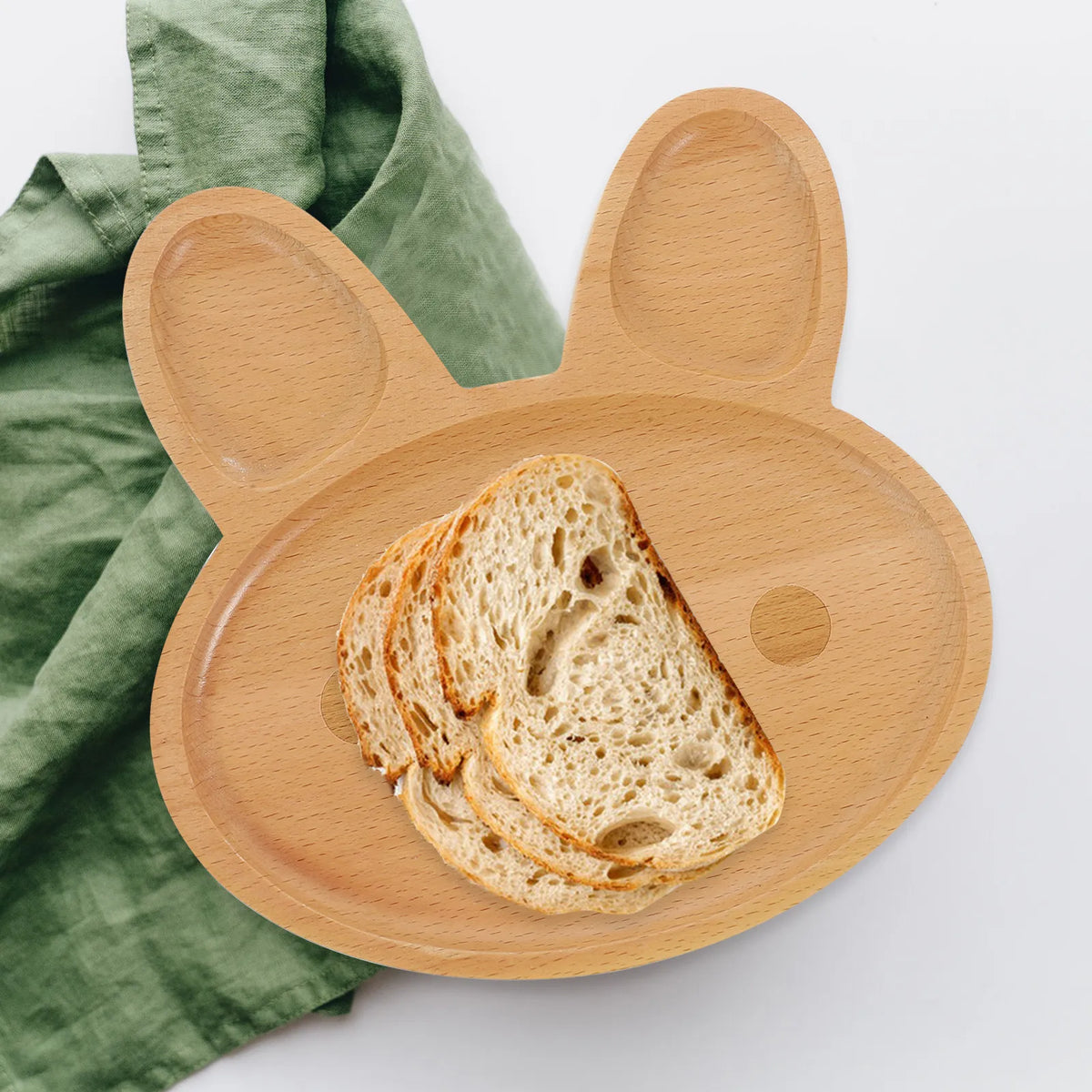 Wooden Rabbit Serving Tray – Fruit, Snacks & Dessert Display Wooden Serving Tray SWANS