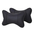 Car Neck Pillow Bone Shape Headrest Cushion – Universal Fit Car Neck Pillow SWANS 2pcs-black