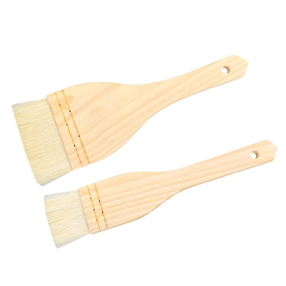 ROSENICE 2-Pack Wool Basting Brushes – BBQ, Baking & Egg Wash Basting Brush Set SWANS