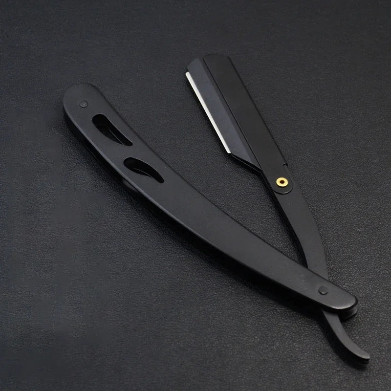 SWANS Men's Straight Razor – Stainless Steel Manual Shaver Straight Razor SWANS