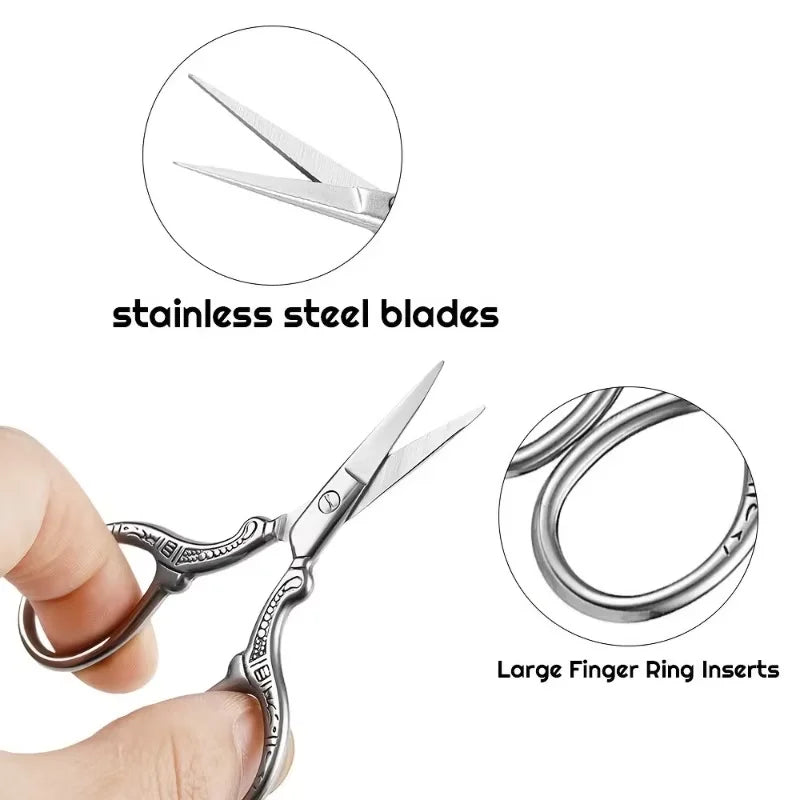 SWANS Stork Embroidery Scissors 3.58" Stainless Steel – Crafting Embroidery Scissors SWANS