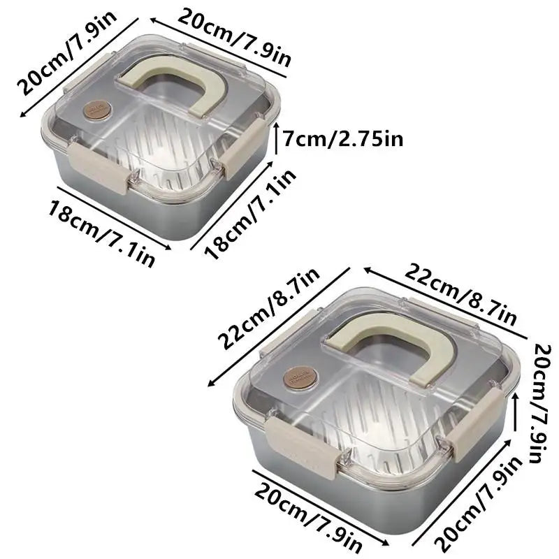 SWANS Stainless Steel Lunch Box – Large Seal Bento Container Stainless Steel Lunch Box SWANS