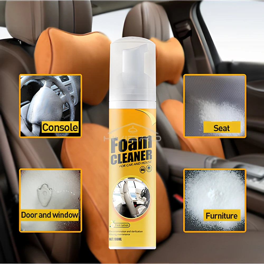 Multi-Purpose Foam Cleaner – Car Interior & Home Surfaces 30/100ml Foam Surface Cleaner SWANS