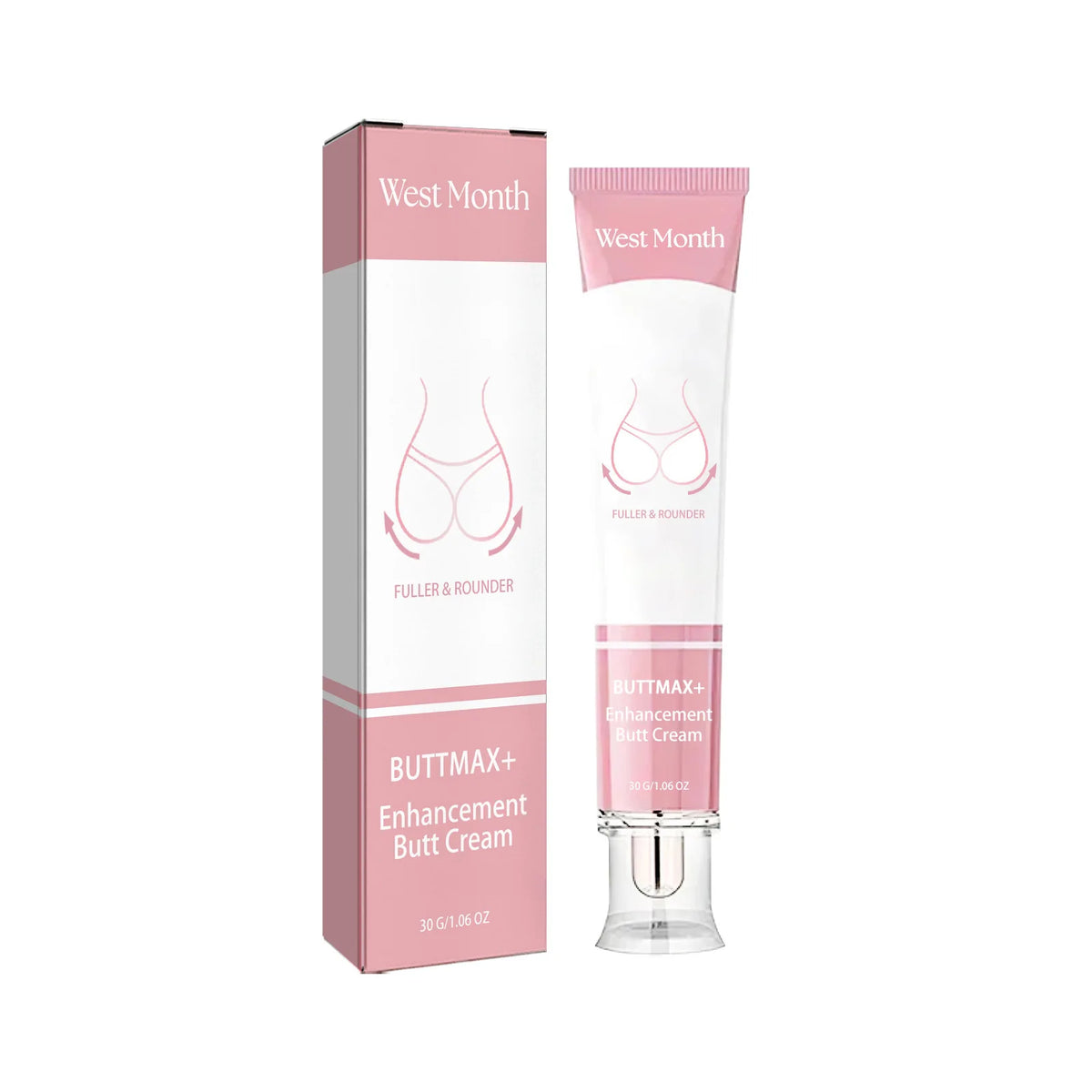 WEST MONTH Hip Firming & Sculpting Body Cream 30g Body Firming Cream SWANS 30g Boxed