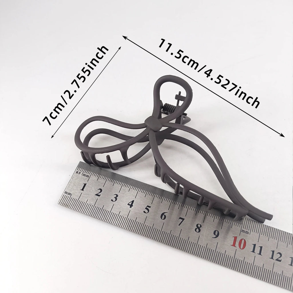 Korean Geometric Metal Hair Claw Clip for Women – Alloy Hair Claw Clip SWANS