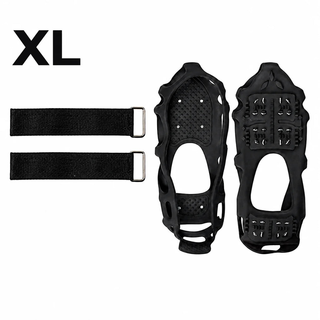 Ice Cleats for Shoes & Boots | Anti-Slip Steel Spike Snow Grips Ice Traction Cleats SWANS XL