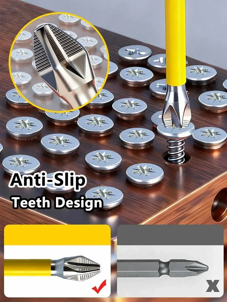 Magnetic PH2 Spring Screwdriver Bits 60/90/110mm 1/4" Hex Shank Screwdriver Bits SWANS