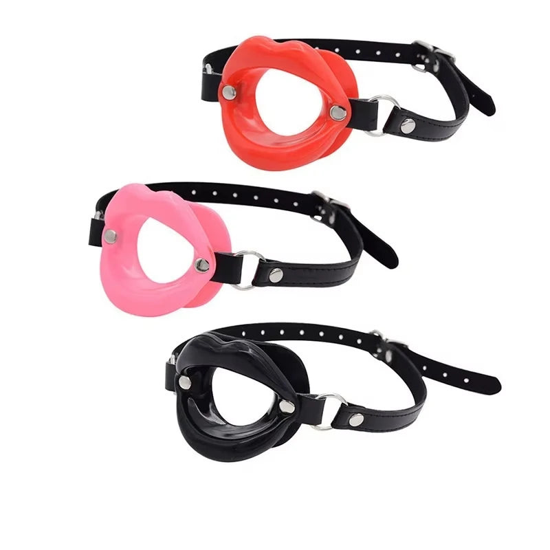 Silicone Mouth Gag Adjustable Strap – 4 Colors Intimate Accessory SWANS