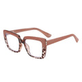 Blue Light Blocking Reading Glasses – Large Frame Ultralight Reading Glasses SWANS Leopard Strength 300