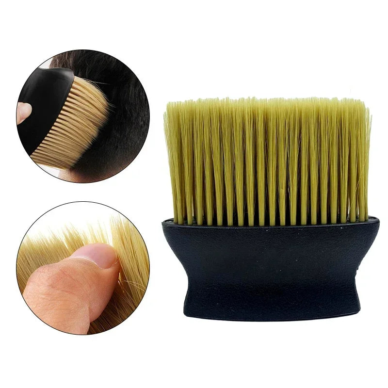 Soft Nylon Neck & Face Duster Brush – Barber Salon Tool Barber Duster Brush SWANS