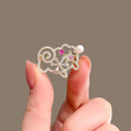 Hollow Sheep Rhinestone Brooch – Gold-Tone Fashion Pin Fashion Brooch Pin SWANS Hollow Lamb Brooch