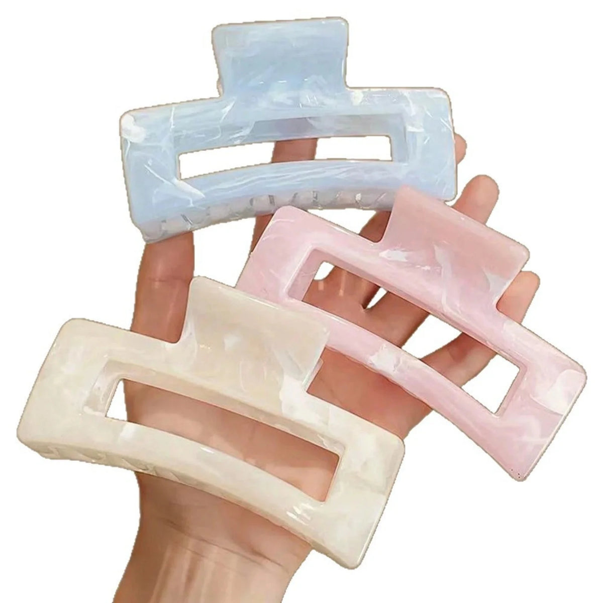 Translucent Hair Claw Clip for Thick Hair – Korean Style Hair Claw Clip SWANS