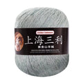 Fluffy Hand Knit Yarn – Soft DIY Craft Thread for Knitting Knitting Yarn SWANS Light Green