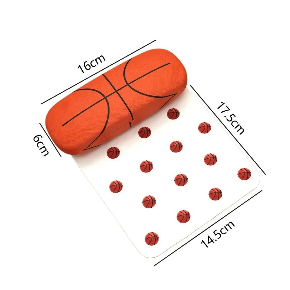 Sports Pattern Glasses Case – Anti-Pressure Metal Spectacle Box Eyeglasses Case SWANS