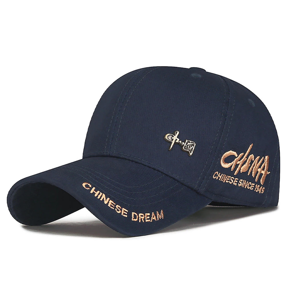 FAITOLAGI Long Brim Embroidered Baseball Cap – Adjustable Hat Embroidered Baseball Cap SWANS