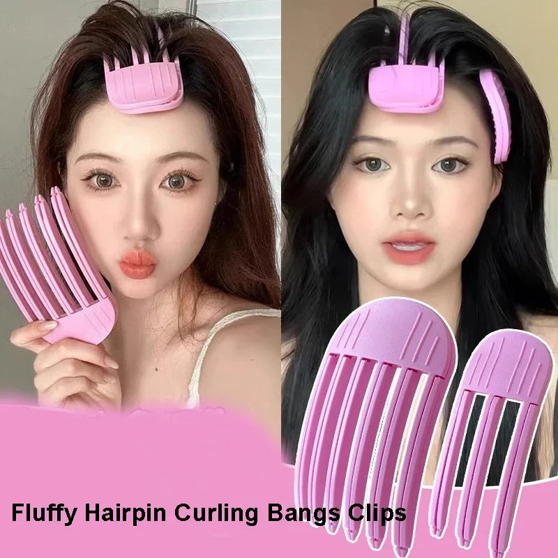2-Pack Volumizing Hair Root & Bangs Curling Clips for Women Hair Volumizing Clips SWANS