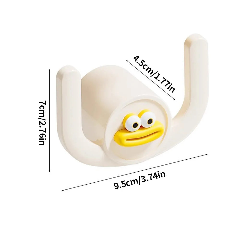 SWANS Adhesive Bathroom Slipper Hook – No Drill Storage Adhesive Wall Hook SWANS