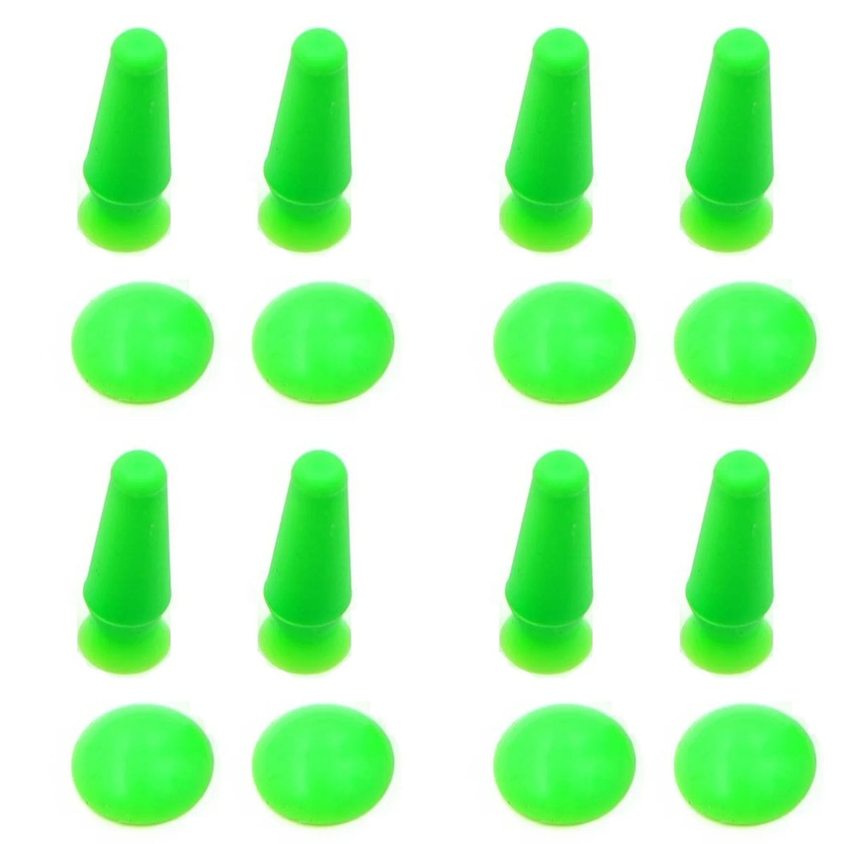 Silicone Eye Cover & Contact Lens Remover Kit – 8-Pack Eye Care Accessory SWANS