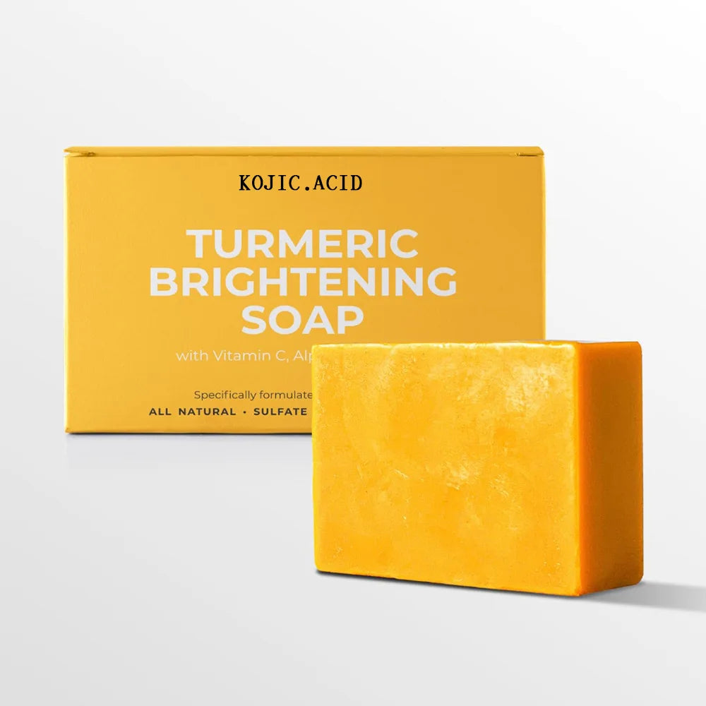 Turmeric Kojic Acid Handmade Soap – Natural Face & Body Bar Natural Skincare Soap SWANS