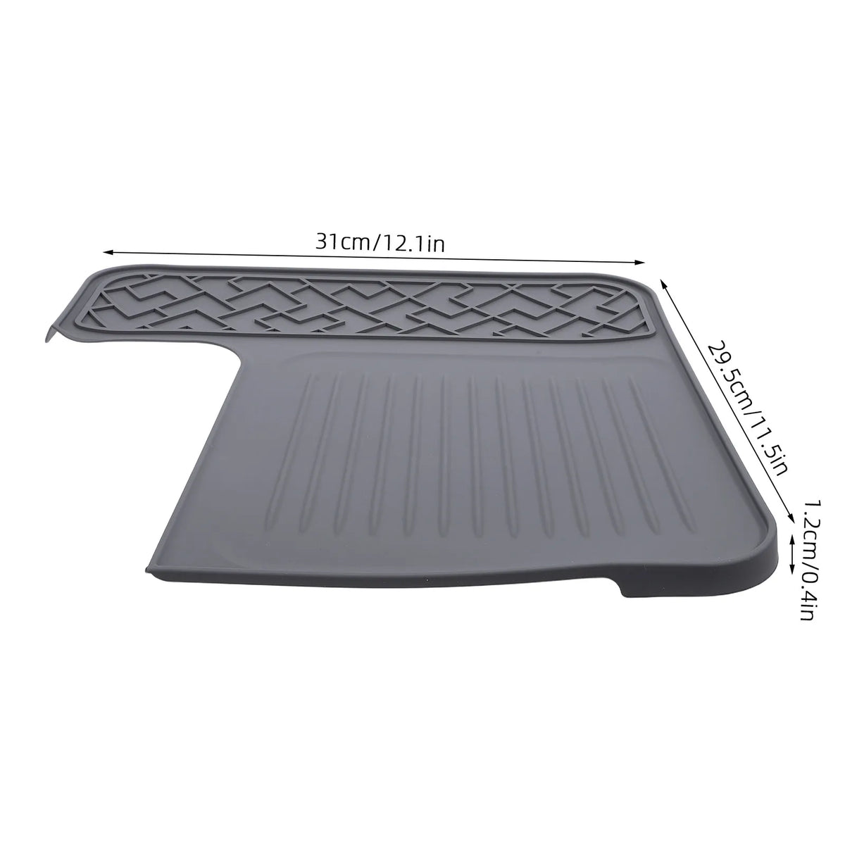 Silicone Coffee Machine Mat – Waterproof Espresso Pad | SWANS Coffee Machine Mat SWANS Grey