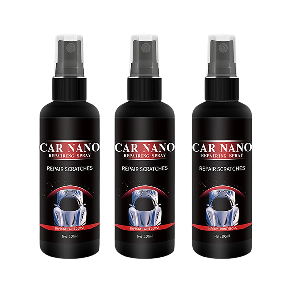 Car Nano Scratch Repair & Polish Spray – Glasscoat 100ml Car Polish Spray SWANS 3Pcs