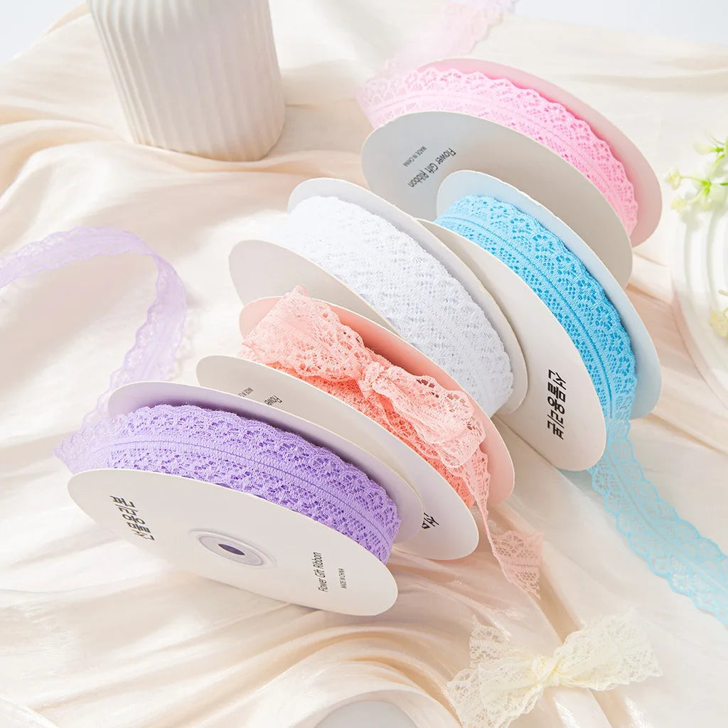 Nylon Lace Ribbon 50 Yards – DIY Wedding & Craft Decoration Decorative Lace Ribbon SWANS