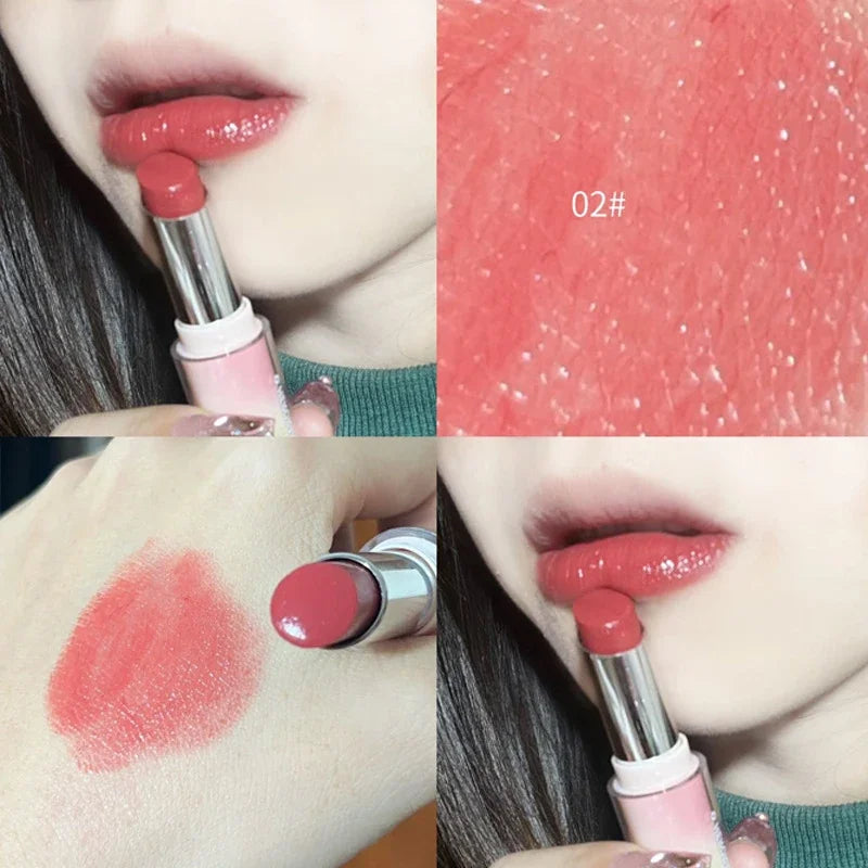 Water Gloss Mirror Lipstick – Crystal Jelly Moisturizing Lip Mirror Lip Gloss SWANS 02