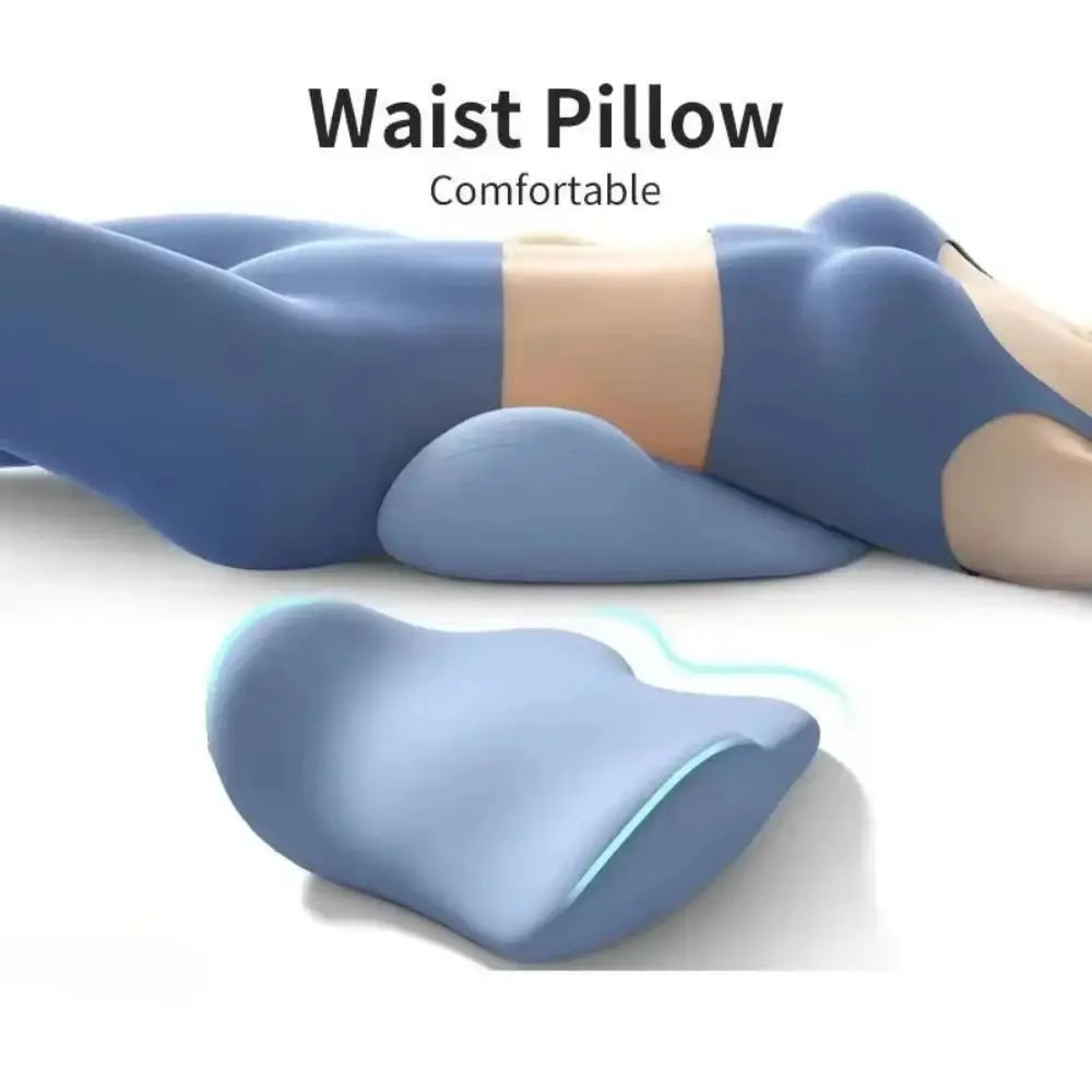 Memory Foam Lumbar Support Cushion – Ergonomic Back Pillow Lumbar Support Cushion SWANS