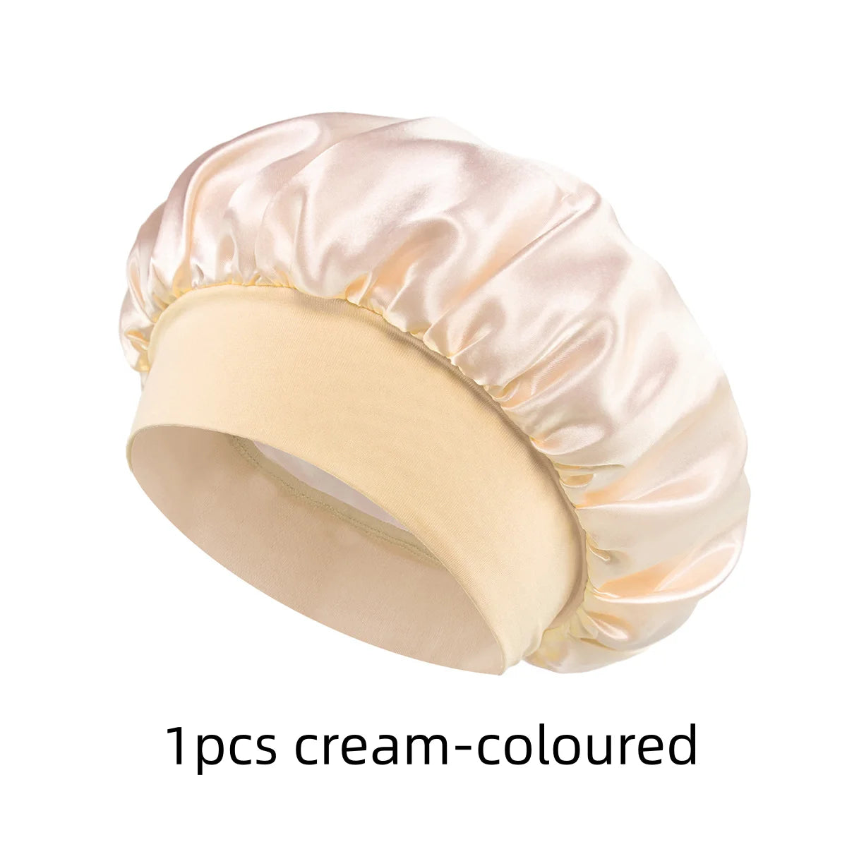 Satin Sleep Bonnet for Natural Curly Hair – Women's Silk Cap