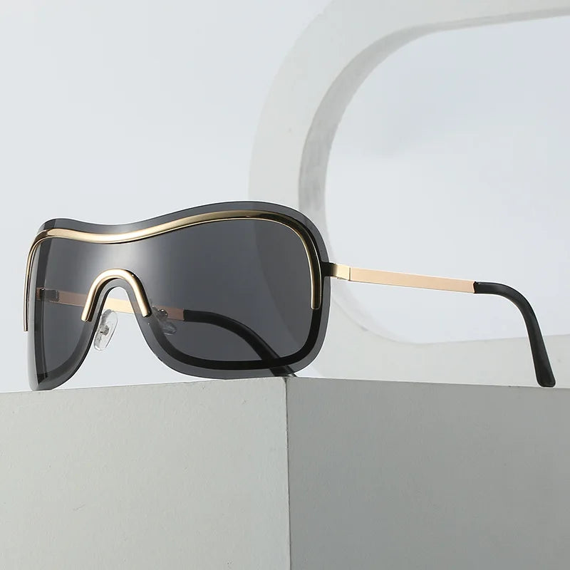 TOYEARN Y2K Steampunk Sunglasses UV400 – Women & Men Fashion Sunglasses SWANS